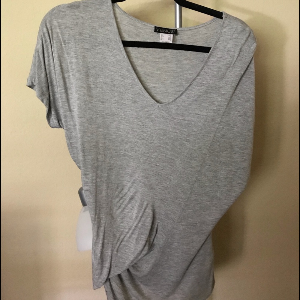 Venus brand cotton top with gathered detail